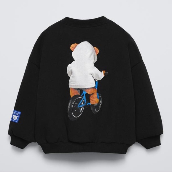 Zara Bear Print Sweater - Picture 2 of 3